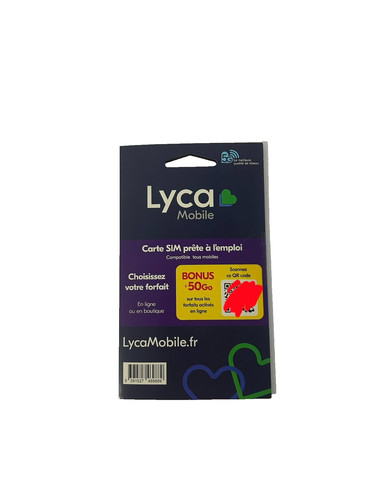 Carte sim lycamobile neuve - sim,