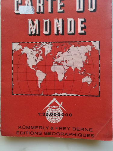 Carte monde kümmerly - monde, &