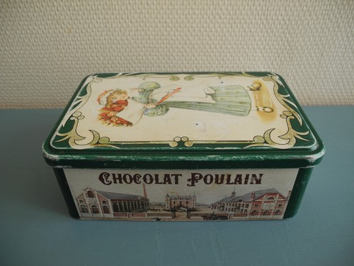 Ancienne boîte chocolat - ancienne,