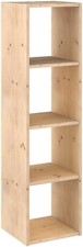 ÉTAGÈRE SHOP HOME KIT CUBE 4 P. DYNAMIC CM.33x36x140H BOIS CLAIR 