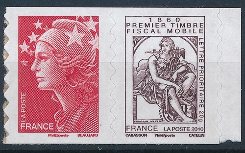 Timbre france adhésif - timbre,