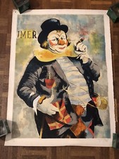 superbe lithographie Originale de Victor Viko Intitulée « Le Clown »