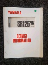 MANUEL ATELIER SERVICE INFORMATION YAMAHA SR125'97 MICRO FICHE... 🏍