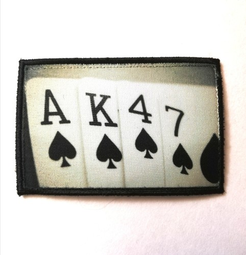 Patch morale 5x8cm 47 - 5x8cm, "ak