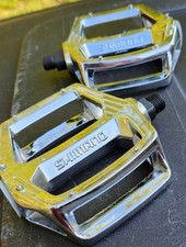 ?Shimano DX Chrome 9/16 BMX Pedals -?An 80's Classic for sure!?