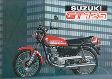 Motorcycle Suzuki  GT 125 sale brochure