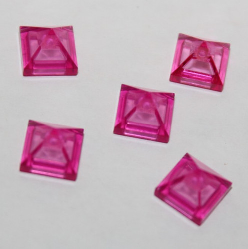 Lego trans dark pink slope - lego,