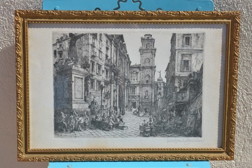 Napoli 1957 acquaforte - napoli, 1957-
