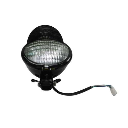 Phare moto noir pour - phare, de