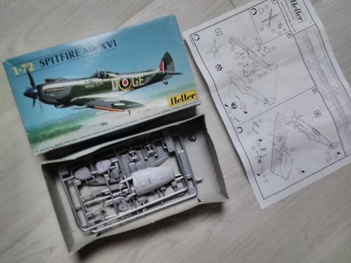 Boite plan heller spitfire - et,