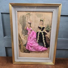 Cadre vitrine ancien La Mode