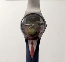 Swatch Special 2023 - SUOZ350 - Le Fils De L'Homme by Rene Magritte - Used - 