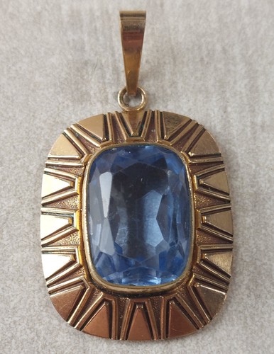 Ancien pendentif plaqué - ancien,