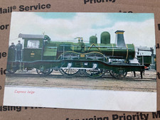 1910 Express Belge Train Steam Locomotive Vintage Postcard Series 756