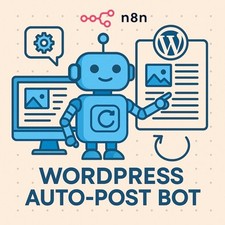 WordPress Blog Auto Poster | AI Content n8n Workflow | 1-Click Setup Template