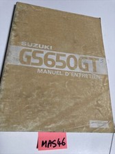 Suzuki GS650 GT GL G ( Katana ) 1981 manuel revue technique atelier moto