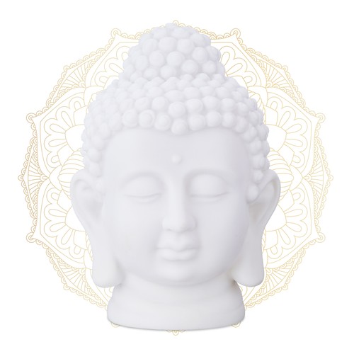 Tête bouddha lot 4 - de,