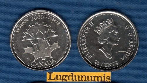 Canada cents 2000 liberté - cents,