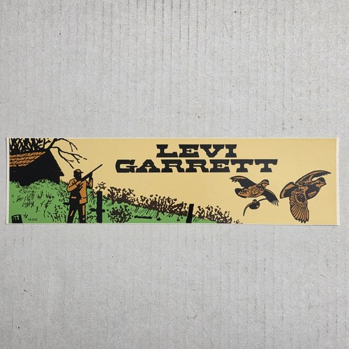 Vintage levi garrett bumper - levi,