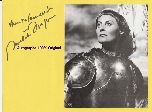 Michele morgan autographe - morgan,
