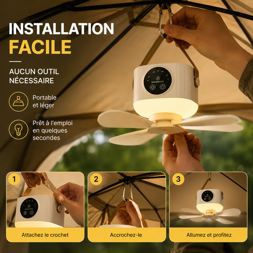 Ventilateur suspendu usb - ventilateur,