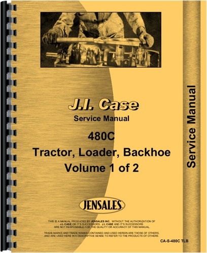Case 480c tractor loader - case,