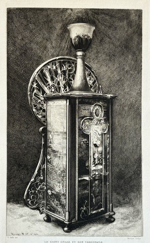 émile gallé krieger gravure - gallé,