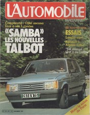 L'AUTOMOBILE 425 1981 TALBOT