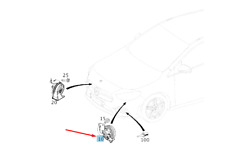 Avertisseur sonore gauche