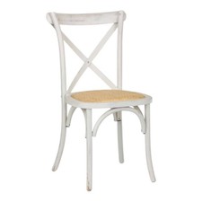 Chaise en bois dossier croisé