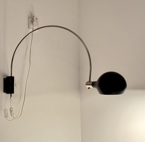 Lampadaire applique arc noir - lampadaire,