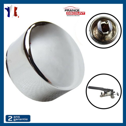 Bouton frein main chrome - a,