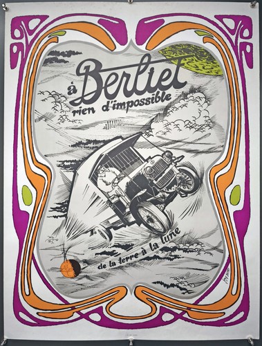 Jean bachès affiche berliet - jean,