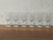 Lot de 6 verres à absinthe H