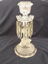 Bougeoirs en cristal de Saint