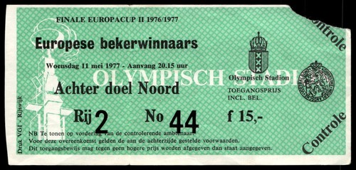 Ticket 1977 hamburger vs - ticket,