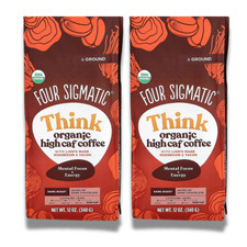 NEW Bundle of 2 Four Sigmatic Ground Coffee Lions Mane 12oz (Exp 06/2026)