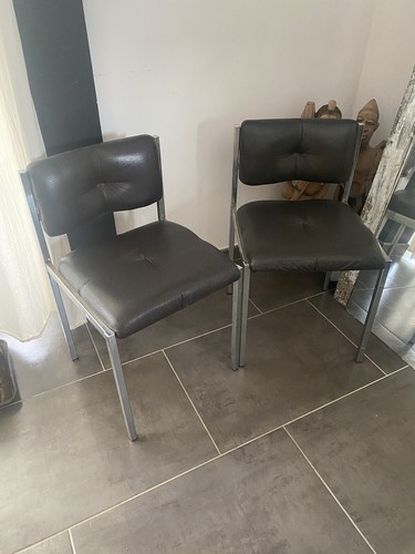 Lot chaises vintage - de, en