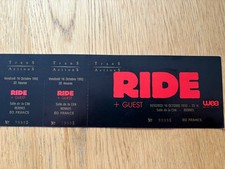 billet ticket place de concert RIDE + GUEST