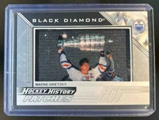 2024 Upper Deck Black Diamond Wayne Gretzky Hockey History Patches #HHP-WG