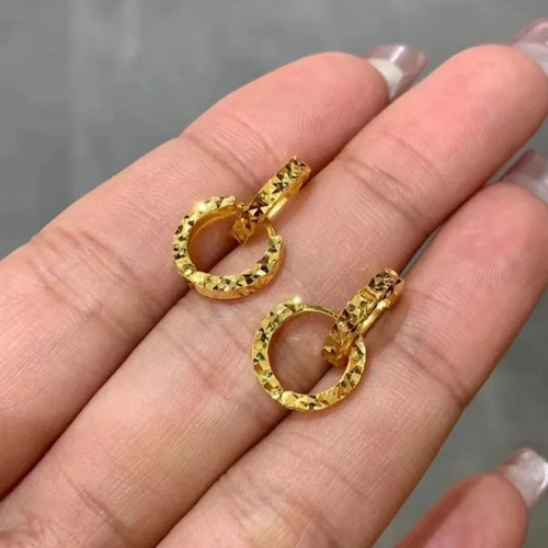 Boucle oreille brillante - boucle, en