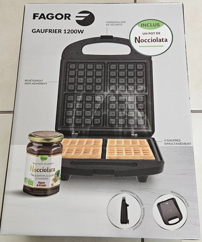 Fagor gaufrier 1200w - gaufrier,