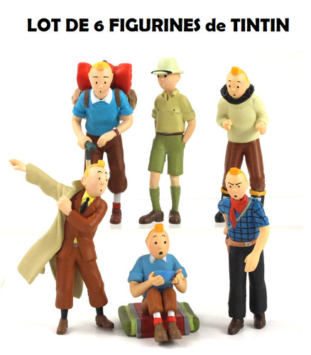 Tintin collection set 6 - tintin, of