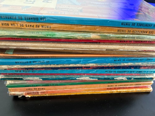 Lot albums tintin hergé - lot,