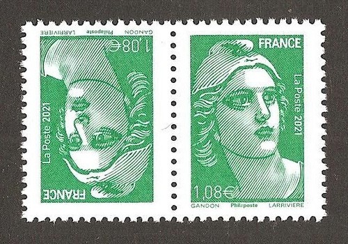 France 2021 timbre - 2021, a