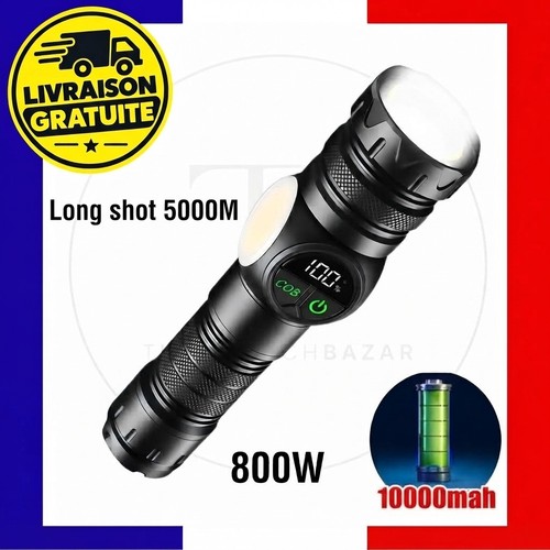 Lampe torche led tactique - led,