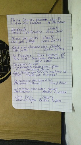 Album disques aiguille de - album,