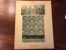 ART NOUVEAU, MODELES DE TENTURES