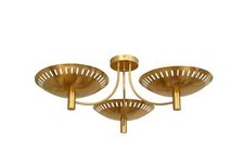 Luminaire lustre en laiton