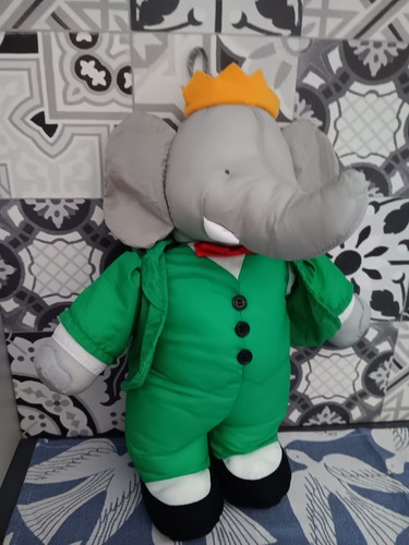 Doudou babar toile - doudou,